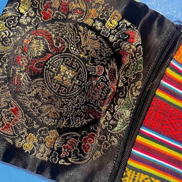 Lot of 2 Tribal Indigenous clutch bag/cross body purse - Picture 4 of 16